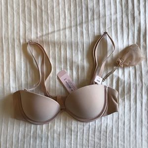 La Senza Strapless Convertible Nude Push-up Bra
